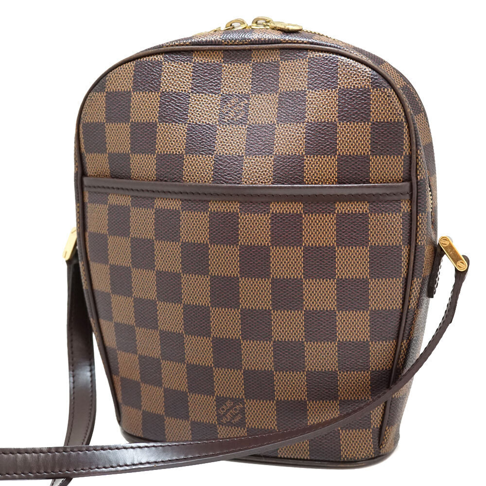 LOUIS VUITTON Ipanema Shoulder Bag Damier Ebene Brown